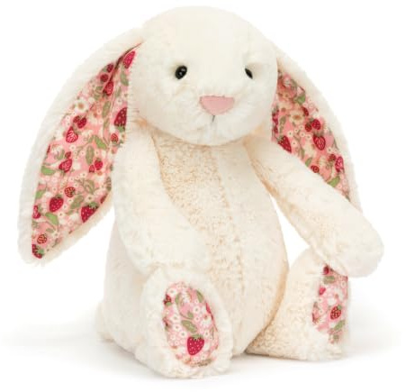 Jellycat Blossom Bunny Berry, Original Soft Toy