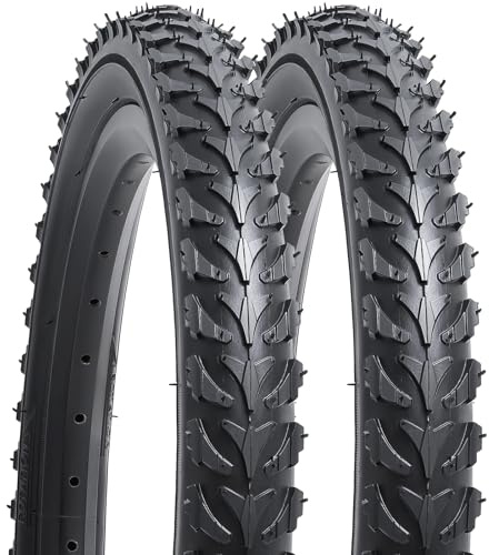 YunSCM 2Pcs Faltbare 16 Zoll Fahrradreifen 16x1.75 Mantel 47-305 kompatibel 16 x 1.75 Stadt/Straße/Mountainbike Reifen