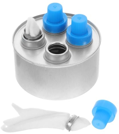 SOIMISS Empty Metal Iron Solid Jar Outdoor Containers for Food Warmer Storage Can Small Outdoor Holder for Paraffin Fuel and Storage outside