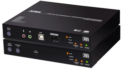 ATEN CE980 USB True 4K DisplayPort/HDMI Optical KVM Extender