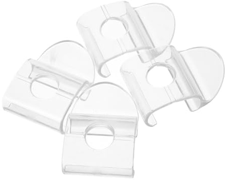 Toyvian Kabellose Jalousiengriffe PVC Transparent Kleiner Fenstergriff Für Waben Und Plisseerollos 4 Stück Kindersicher Und Wasserbeständig