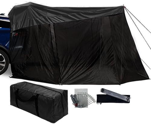 Campingzelt Für Autos wasserdichte Sonnenschutz Überdachung | Winddichtes Heckzelt Für SUV In Den Maßen 320 x 198 x 195 cm Für Reisen Wandern Truck Fahrzeug Hinterteil