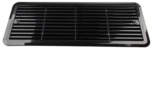 Gdfnmogo Rejilla de montaje de ventilación para nevera de autocaravana – 483 mm x 186 mm, cubierta de ventilación ABS resistente a la intemperie, compatible con sistemas de refrigeración RV y caravana