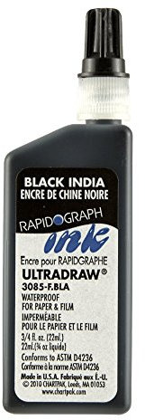 Koh-I-Noor Rapidograph - Ultradraw Zeichentusche - 236 ml - Schwarz