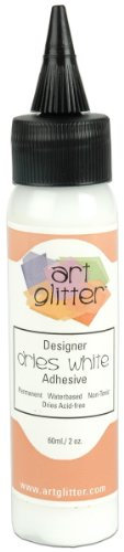 Art Institute Glitter Designer Dries White Adhesive 2oz, Other, Multicoloured, 2.84 x 2.84 x 14.6 cm