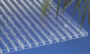 Acryl Stegplatten Hohlkammerplatten klar 7000 x 980 x 16 mm