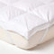 HOMESCAPES Surmatelas Naturel en Plumes d’oie, Surmatelas de Confort 140x190 cm