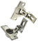SPARES2GO Integrated Cupboard Door Hinge for AEG Washing Machine (Pack of 2)
