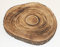 Holzscheibe GEFLÄMMT 28x3cm rund Baumscheibe Holz Scheibe Baum Scheibe Basteln Holzscheiben Dekoteller Dekoschale Unterleger Untersetzer geflammt Dekoobjekt