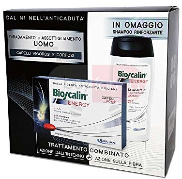 Bioscalin Energy Herren 30 Tabletten + Stärkendes Shampoo 200 ml