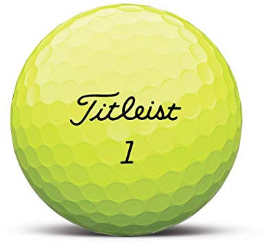 AVX Gelb Golfball - Individuell Bedruckt mit Ihrem Text Bild oder Logo (1 STK)