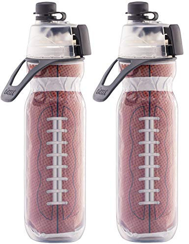 O2COOL Mist 'N Sip 2 in 1 Mist Water Bottles with Mist Function and Sip Leak Free Syrup