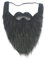 TOYANDONA Schwarz Vollbart Falscher Halloween Bart Party Schnurrbart für Erwachsene Kinder Karneval Fasching Festival Halloween Hipster Räuber Bandit Prophet Moses Kostüm Zubehör