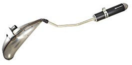 pot moto tecnigas e-nox compatible avec xp6/ rieju rr/mrx silencieux noir - haut gauche