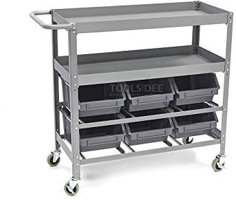 HBM Universal-Werkzeugwagen mit 6 Ablageboxen
