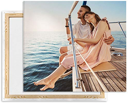 Ferocity Leinwand bild mit foto selbst gestalten 30 x 20, eignes Foto auf Leinwand drucken Lassen, Fotogeschenk, Wandbild mit Wunschmotiv personalisiert Querformat [128]