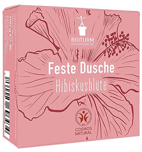 BIOTURM Feste Dusche Hibiskusblüte 100g