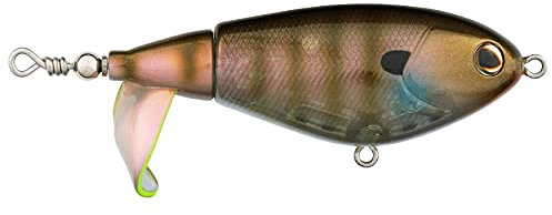 Berkley Choppo Topwater-Angelköder - leicht zu handhabender Prop-Köder für Barsche und Raubfische, erzeugt maximale Oberflächenstörung und Geräusche - 7,5cm / Ghost Bluegill