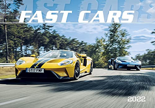 Fast Cars - Kalender 2022 - Alpha Edition-Verlag - Fotokalender mit schnellen Autos - 49 cm x 34 cm