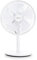 VASNER Ventury T – ventilatore da tavolo in metallo silenzioso, piccolo & potente, oscillante & 3 livelli di velocità (Bianco)