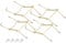 Tomaibaby Wall Plate Hangers: Invisible Metal Plate Hanger with Spring Hooks - 4PCS Wall Mounted Cutlery Display Rack - Heavy Duty Display Rack for Decorative Antique Plates and Arts