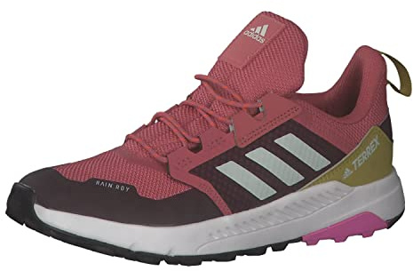 adidas Unisex Kinder Terrex Trailmaker RAIN.RDY Hiking Shoes, Wonder Red / Linen Green / Pulse Lilac, 36 EU