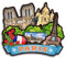 Kühlschrankmagnet Paris Frankreich, Holzkollektion, 3D-Holz, handgefertigt, Reise, Stadt, Souvenirs, Kühlschrankmagnet, Heimdekoration, Geschenk -1189
