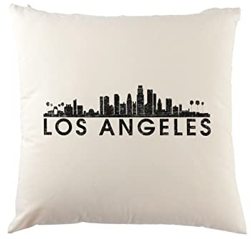 Urban Backwoods Skyline Los Angeles Kissen Dekokissen
