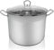 Krüger Edelstahl-Maxitopf - Kochtopf mit Deckel zum Sichtkochen - energiesparender Kapselboden - ideal für Feste, Partys und den alltäglichen Gebrauch (Maxitopf - 20 Liter)