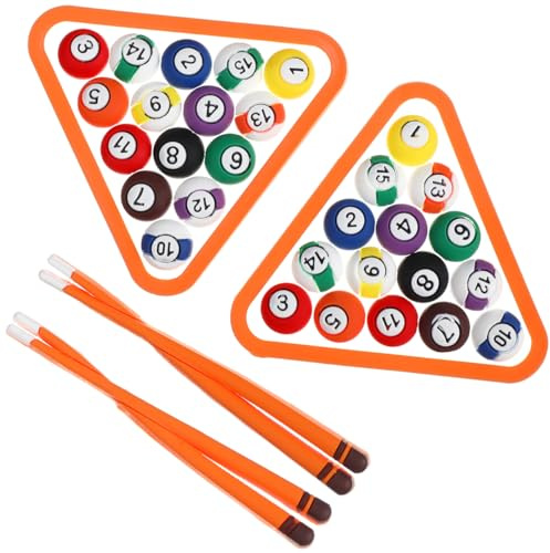 Kisangel Billiards Cake Toppers Realistic Billiard Balls Flexible Silicone Colorful Design 8cm Diameter Customizable for Desserts Birthday Pool Home Gatherings Party Decorations Supplies