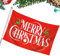 Pratvider Drapeau extérieur de Noël - 3 x 5 pieds Drapeau extérieur double face Joyeux Noël Rouge Blanc - Drapeau d'hiver, drapeau de Noël, bannière de festival résistante à l'usure pour jardins