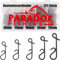 Paradox Fishing Knotenlosverbinder Set I 125 Stück 14mm-20mm I No Knot Verbinder Angeln Schnurverbinder Angelzubehör Wirbel Angeln