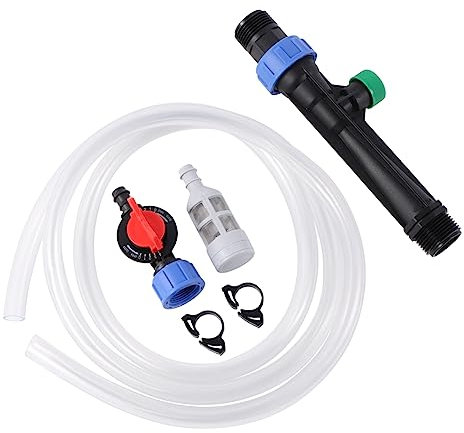 AIDIRui Kit de fertilización Venturi de rosca macho Accesorios de riego por de inyector automático (2 pulgadas)