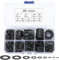 684 Pcs Arandelas Planas, Arandelas para Bisagras de Puertas, Arandelas de, Arandelas Metalicas para Reparaciones Fontanería Bloqueo Fabricas, M2 M2.5 M3 M4 M5 M6 M8 M10 M12(684 negro)