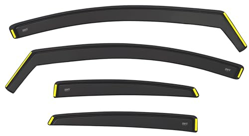 BWS UK Stock: Premium 4-Piece Wind Deflectors For VW GOLF MK7 5-doors Hatchback 2013-2020, Enhance Driving Comfort with Window Visors