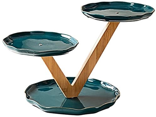 ASHSDI Obstkorb Deko Küche 3-Tier-Obstschale, Obstkorb for Küchenzähler, Fruchtständer Lagerkorb Display Fach for Obst, Gemüse, Snacks Obstschale Modern