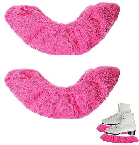 2 Protections de Patins à Glace,élastique de Couvre-Lames de sur Glace Patins à Glace pour Le Hockey, Accessoires de Patinage Artistique pour Les Adolescent Garçon Fille