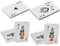 UPKOCH 6 Sätze Mini-Spielkarten für Puppenhaus Kinder kartenspiel kartenspiele für Kinder Mini-Kartenspiel Kinder Spielen Karten Gefälligkeiten für Geburtstagsfeiern kleine Karten Papier