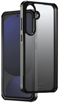 Handyhülle Extreme Protect für Samsung Galaxy S24 FE (Bumper D3O-lizenziert, stoßfest, sturzsicher und bruchsicher, Case für induktives Laden, Farbverlauf) schwarz