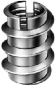 RAMPA MUFFEN/Gewindemuffe/Gewindeeinsatz/Einschraubmutter Typ B, Stahl verzinkt, M14 Innengewinde (d). 22mm Durchmesser (D) X 30mm Länge (L), 10 Stück