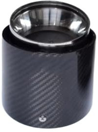 Edelstahl Auspuff Endrohr 1 Stück für Mini für Cooper F54 F55 F56 F57 R60 R61 F60 R55 R56 R57 R58 R59 S JCW Carbon Auspuffrohr Endrohr Auspuffblende(R56 Cooper S)