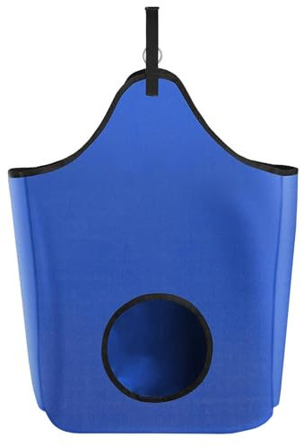 Darryy Heutasche für Pferde, 63.5 * 48 * 30CM Heuraufe Pferd Groß, 600D Heunetz für Pferde, Futtertasche Pferd, Futtersack Pferd, Oxford-Stoff