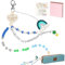 HBSFBH Schulanfang Rechenkette, Schultüte Mädchen Rechenkette 1. Klasse mit Geschenkbox, Rechenkette, Schultüte Mädchen Rechenkette, Junge Blau Rechenkette, mit Grußkarte Geschenkbox, als Geschenk