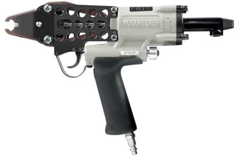 Woodpecker C-7 Pince pneumatique pour anneaux de porc 27 mm, diamètre de fermeture de 8,5 mm à 9,0 mm pour fabrication de matelas, cerclage, clôture, cages