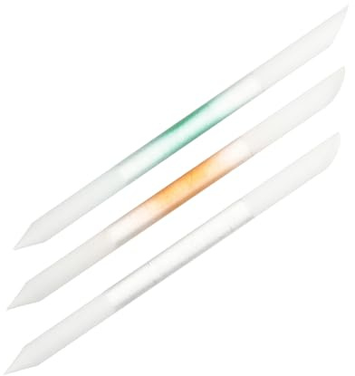 VICASKY 3stücke Glasnagelfeile Für Maniküre Tragbare Nagelfeile Aus Glas Stilvolle Maniküre-feile Multifunktional Für Nagelpolieren Und Schleifen