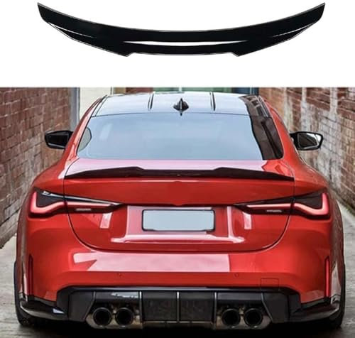 YEHFVSJRUD Auto Heckspoiler für BMW G22 G82 4 Series Coupe 420d 420i 430i 430d M4 2020-2023, Kofferraum Spoiler Flügel Auto Styling Tuning Zubehör