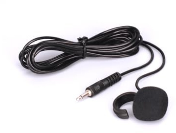 ThtRht Mundharmonika-Mikrofon, 3,5 mm Ringclip, Fingerhalter, Flötenmikrofon, kabelgebunden, Blasinstrument, Mikrofon für Blues, Mundharmonika, Mundorgel, C-Flöte, Zelda, Okarina, Sopran-Recorder
