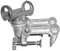 Downeast Down-East S-10 Rutenhalter Klemmfix Zwei Klemmen, silber
