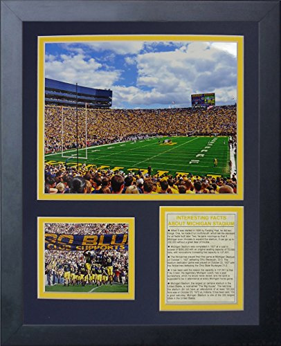 Legends Never Die Universität Michigan Stadion-Haus, mit Rahmen für Foto-Collage, 11 bis 14-inch