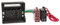 tomzz Audio 7014-000 Radio Adapter Kabel passt für Citroen Alfa Romeo FIAT Lancia Peugeot Toyota Quadlock auf ISO Zündplus